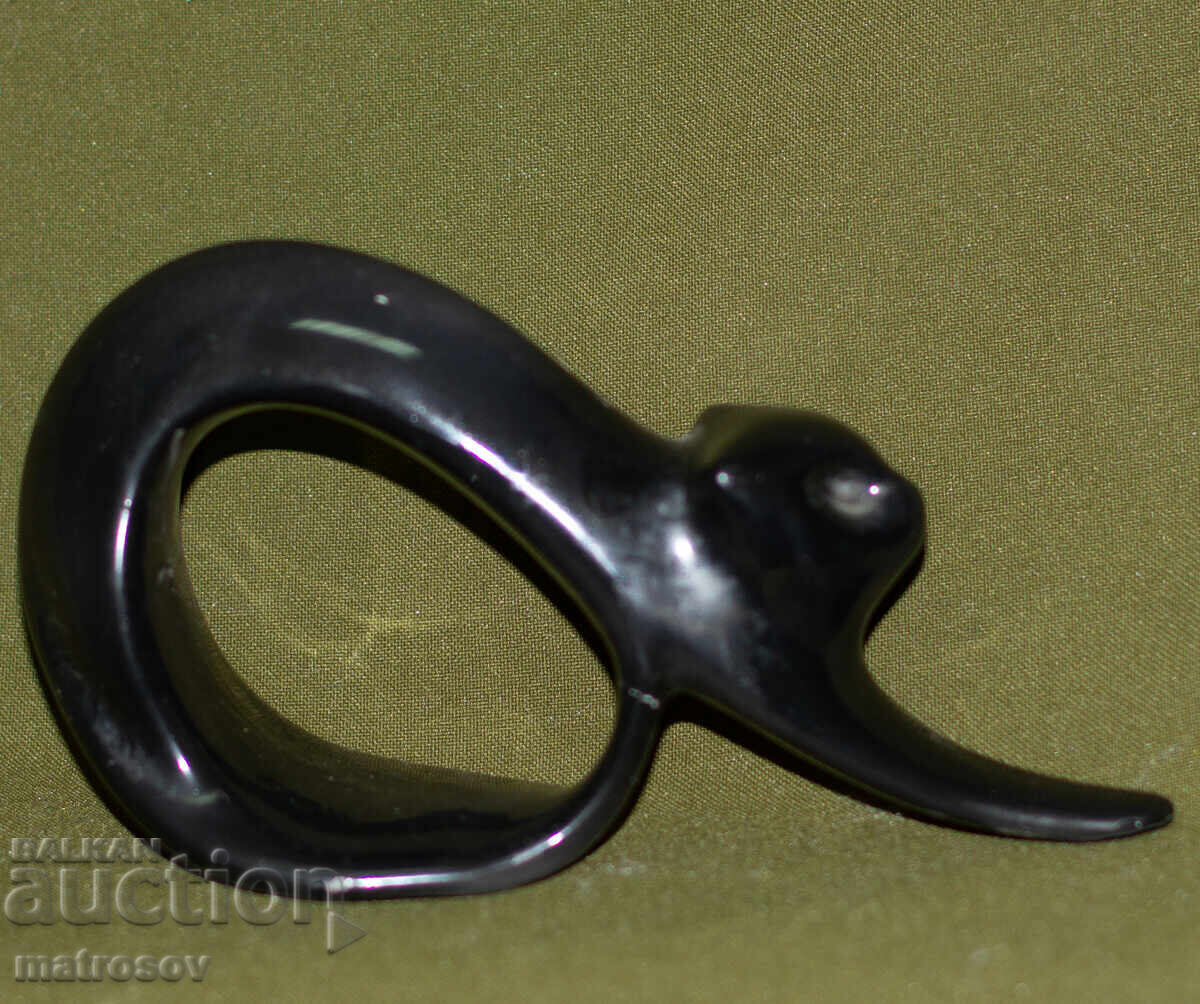 Δημοπρασία Διακοσμητικό βουλγαρικό πορσελάνινο ειδώλιο γάτας