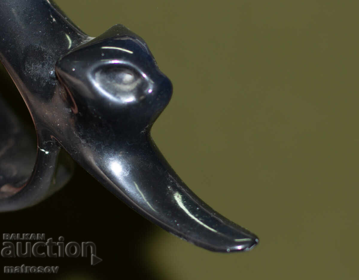 Διακοσμητικό βουλγαρικό πορσελάνινο ειδώλιο γάτας - 7