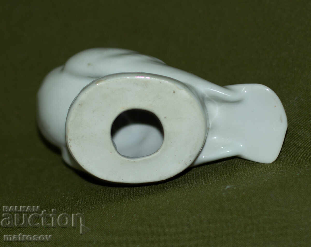 Decorative porcelain figurine, white dove - 5