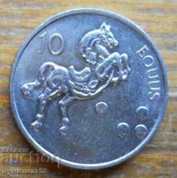 10 tolars 2000 - Slovenia