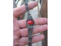 BRĂȚARĂ VECHE DIN ARGINT FILIGRAN PORT POPULAR