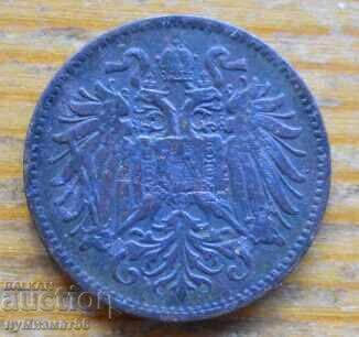 2 Halers 1893 - Austria with price 3.00 BGN | € 1.53