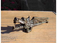 Παλαιά Ρωσική Σοβιετική μεταλλική επιτραπέζια καρυοθραύστης δράκος