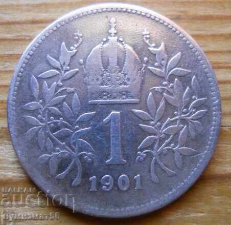 1 kroner 1901 (silver) - Austria 1 kroner 1901 (silver) - Austria