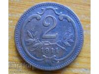 2 Halers 1911 - Austria