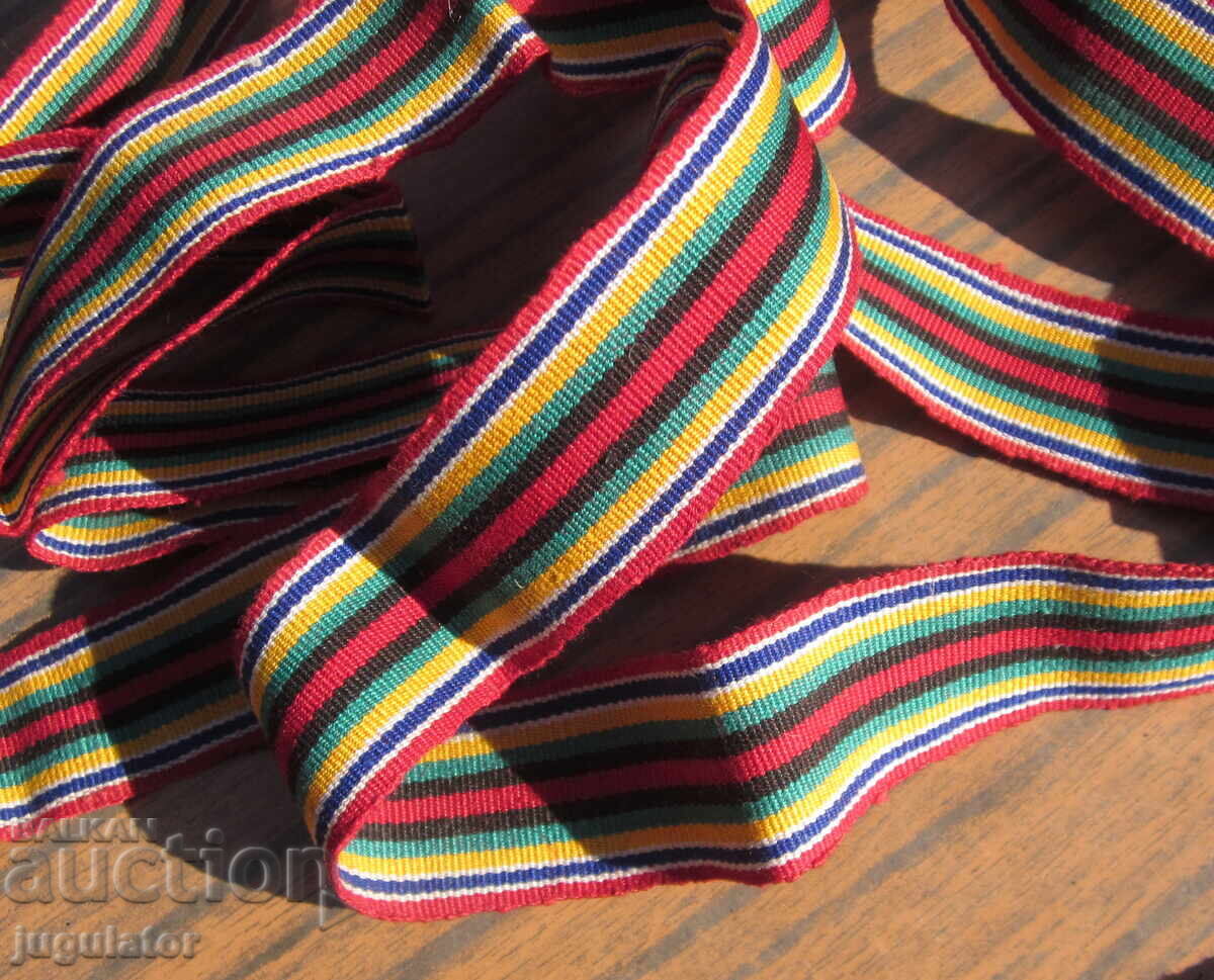 старинен Български фолклорен тъкан колан коланче за носия - 5 старинен Български фолклорен тъкан колан коланче за носия - 5