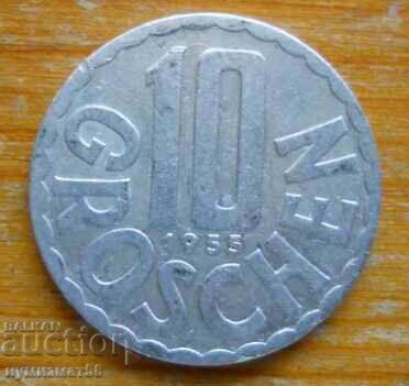 10 groschi 1955 - Austria 10 groschi 1955 - Austria
