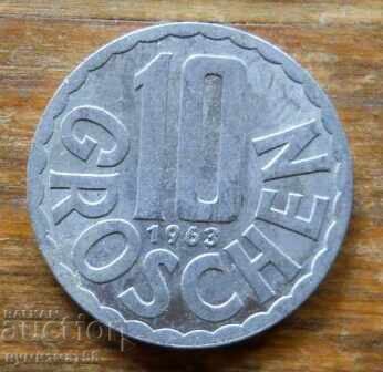 10 гроша 1963 г. - Австрия 10 гроша 1963 г. - Австрия