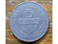 5 șilingi 1969 - Austria