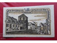 Bancnotă-Germania-Brandenburg-Strausberg-1/2 marcă 1921