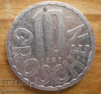 10 groszy 1987 - Austria 10 groszy 1987 - Austria