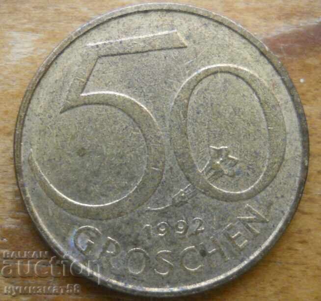 50 Groschen 1992 - Austria