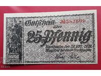 Banknote-Germany-Thuringia-Nordhausen-25 pfennig 1919