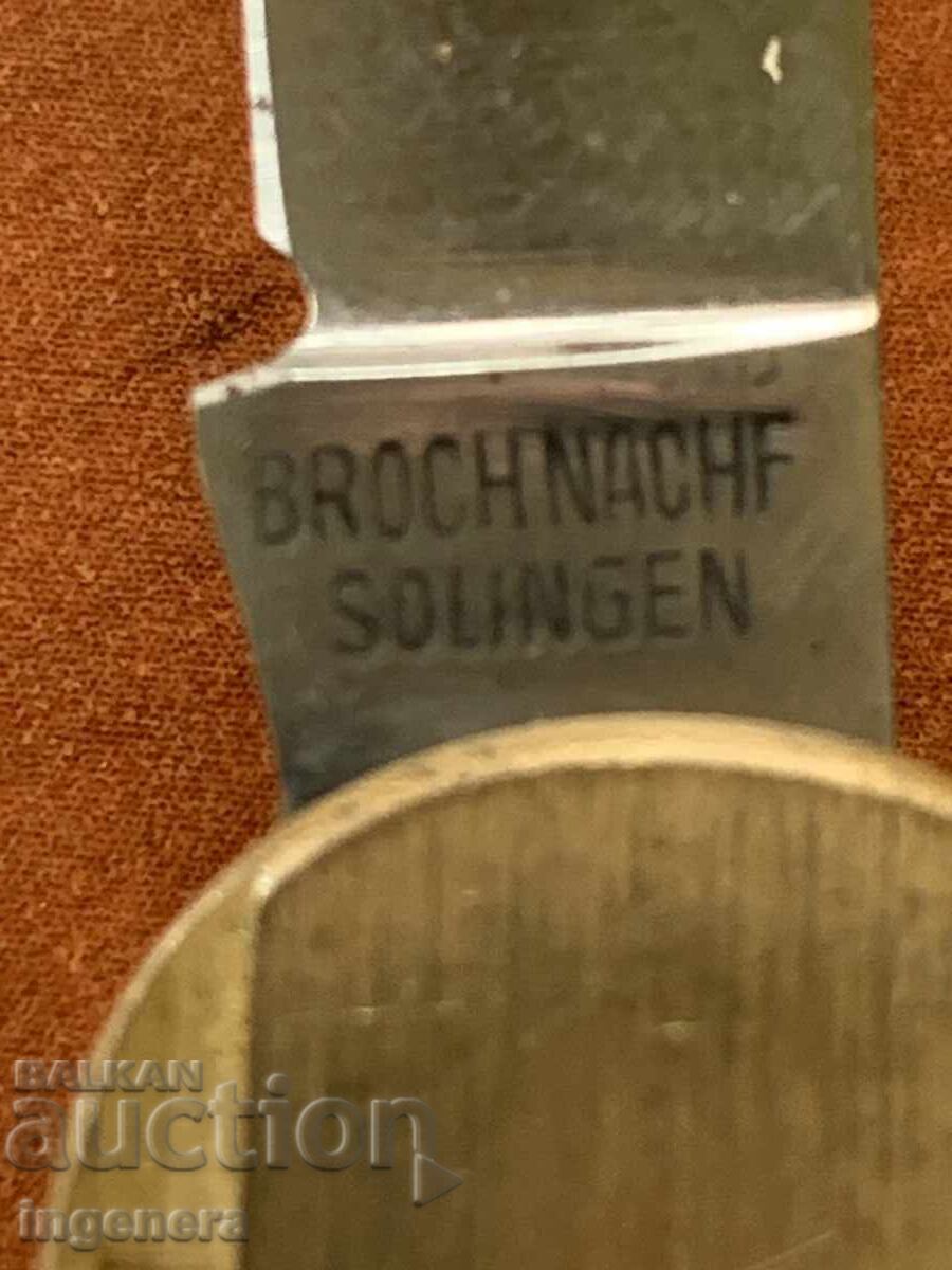 НОЖ СГЪВАЕМ НОЖКА СТАРИННА ОСТРИЕ-СОЛИНГЕН SOLINGEN с цена 88.00 лв. | € 44.99