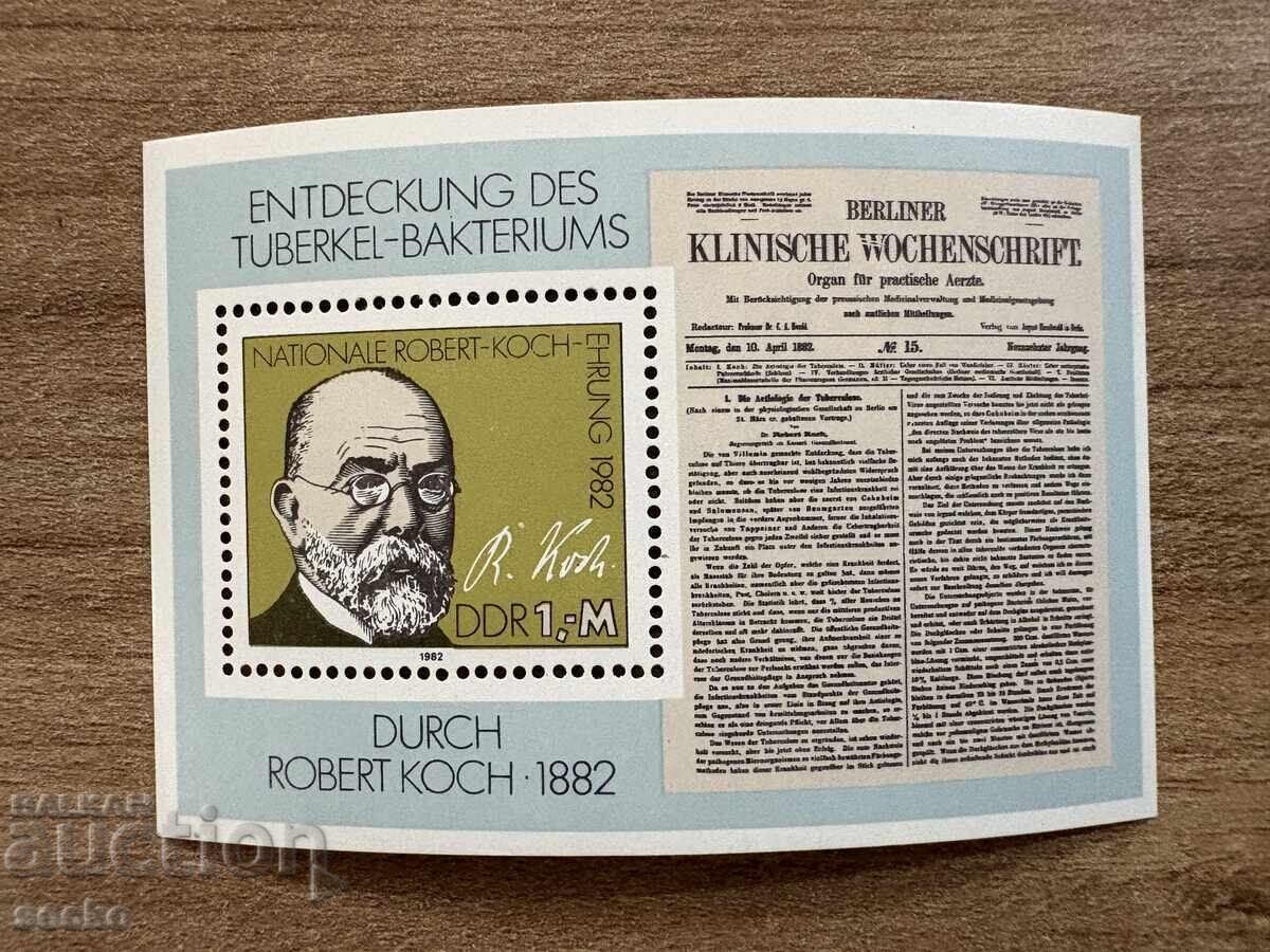 RDG - 100 g. de la descoperirea tulpinii de tuberculoză (1982) MNH RDG - 100 g. de la descoperirea tulpinii de tuberculoză (1982) MNH