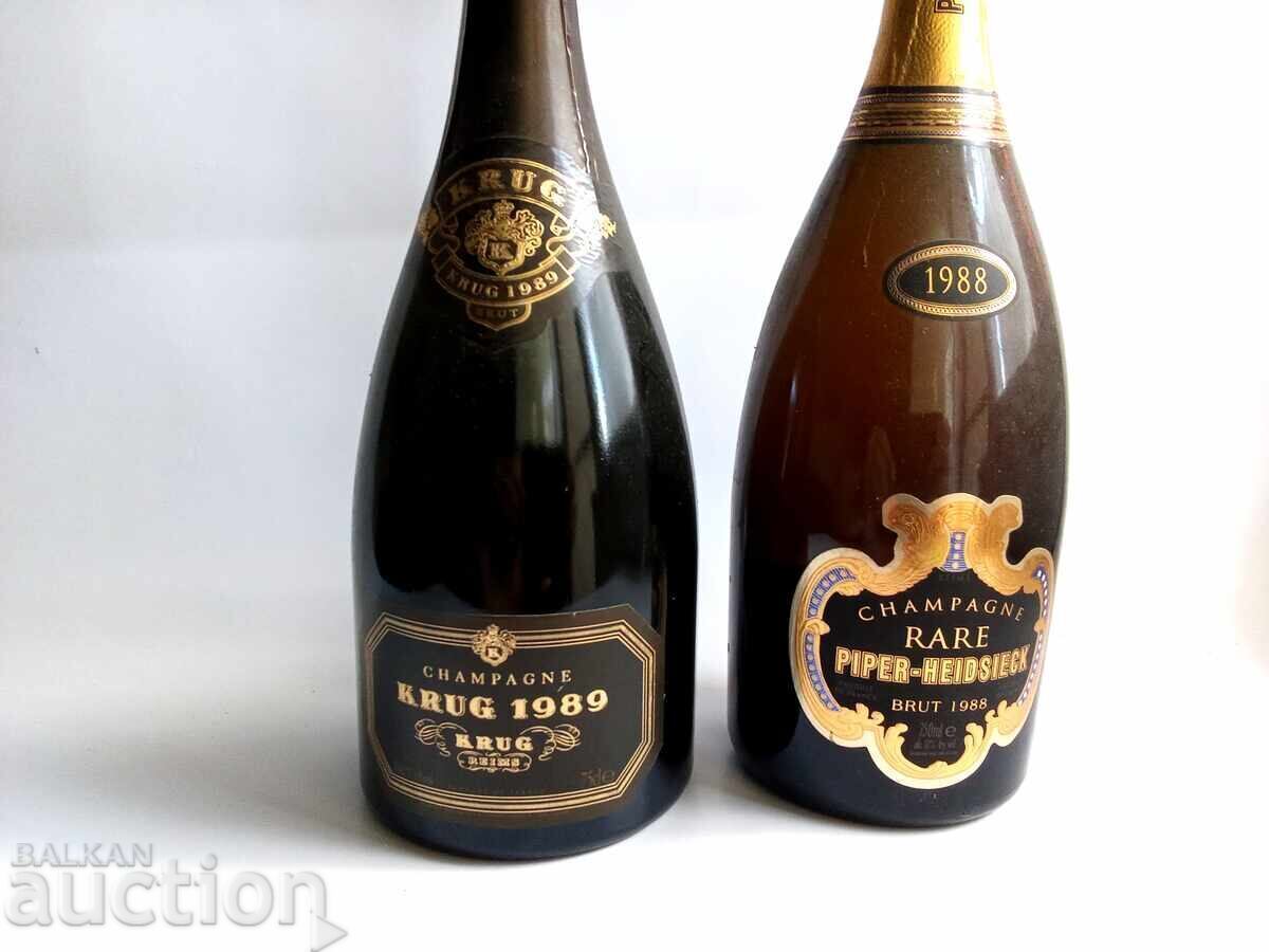 Παράδοση 1989 Krug Vintage Brut και Σπάνιο Piper Heidsieck 1988