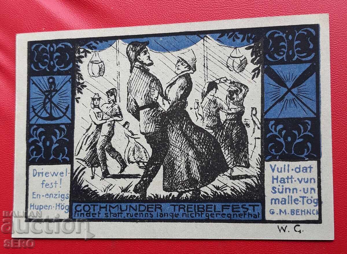 Banknote - Germany - Schleswig-Holstein - Gottmuth - 50 Pfennig 1921