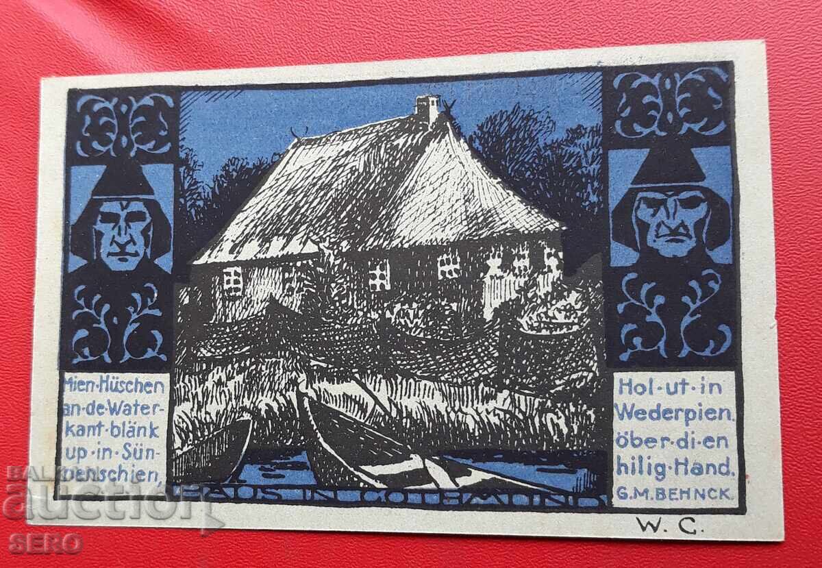 Τραπεζογραμμάτιο-Γερμανία-Σλέσβιχ-Χόλσταϊν-Γκότμουντ-50 πφ.1921