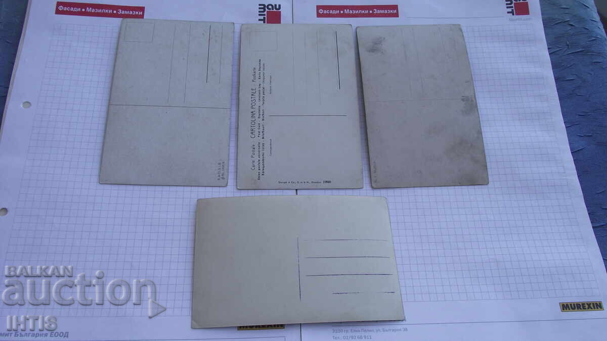 Delivery of Postcards - Views, Costumes, Paintings - Colorful - 4 pcs Delivery of Postcards - Views, Costumes, Paintings - Colorful - 4 pcs