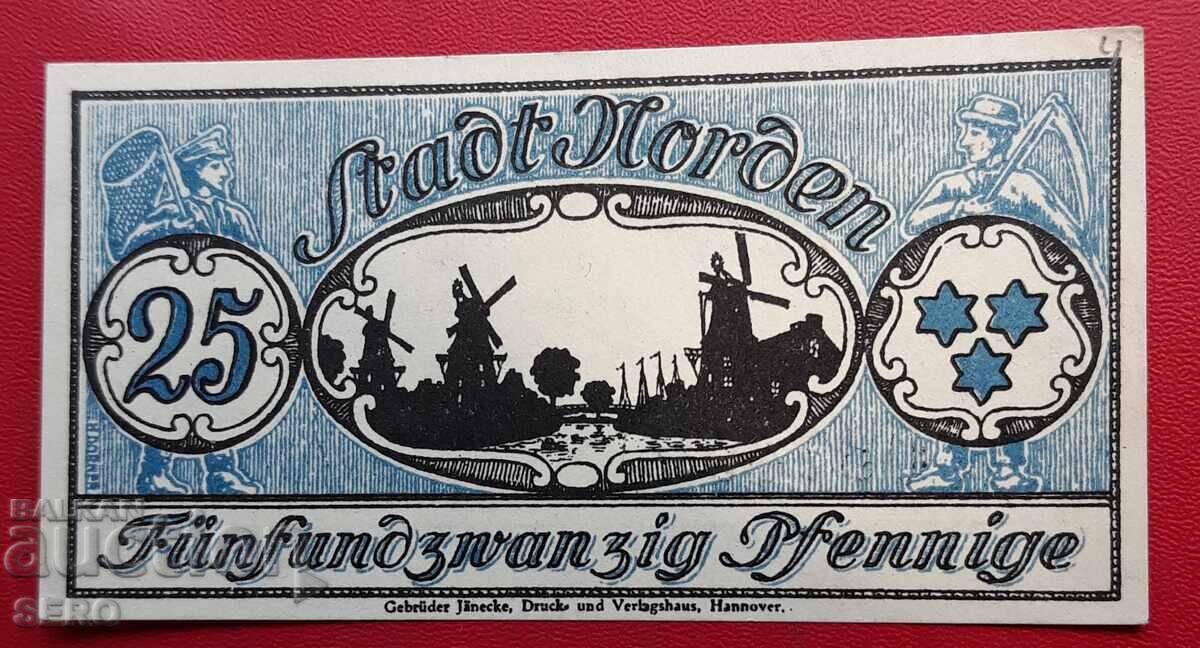 Banknote - Germany - Saxony-Nordhausen - 25 Pfennig 1921
