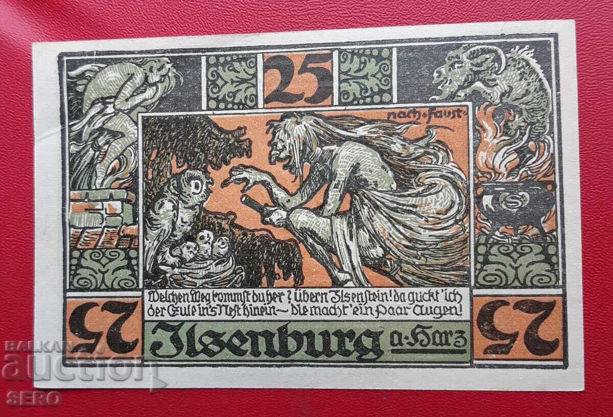 Banknote - Germany - Saxony-Ilsenburg - 25 Pfennig 1921 with price 2.00 BGN | € 1.02 Banknote - Germany - Saxony-Ilsenburg - 25 Pfennig 1921 with price 2.00 BGN | € 1.02