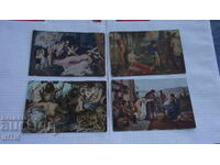 Postcards - Erotic postcards - color - 4 pcs. - from 0.01 st