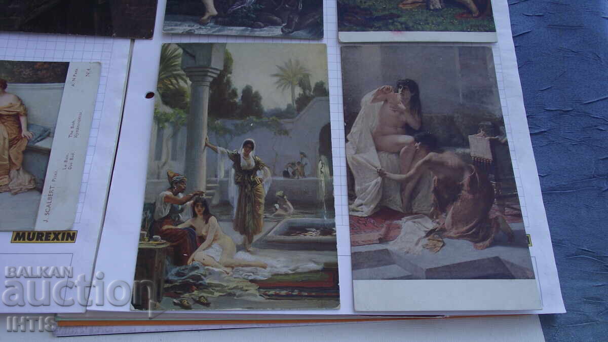 Пощенски картички-Еротични картички- цветни-7бр.- от 0,01ст. - 6 Пощенски картички-Еротични картички- цветни-7бр.- от 0,01ст. - 6