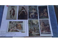 Cărți poștale - Cărți poștale erotice - color - 7 buc. - de la 0,01 st