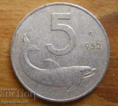 5 lira 1952 - Italy