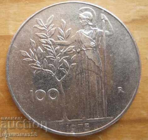 100 λίρες 1973 - Ιταλία 100 λίρες 1973 - Ιταλία