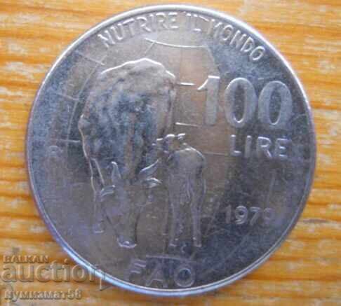 100 lire 1979 - Italia (FAO)