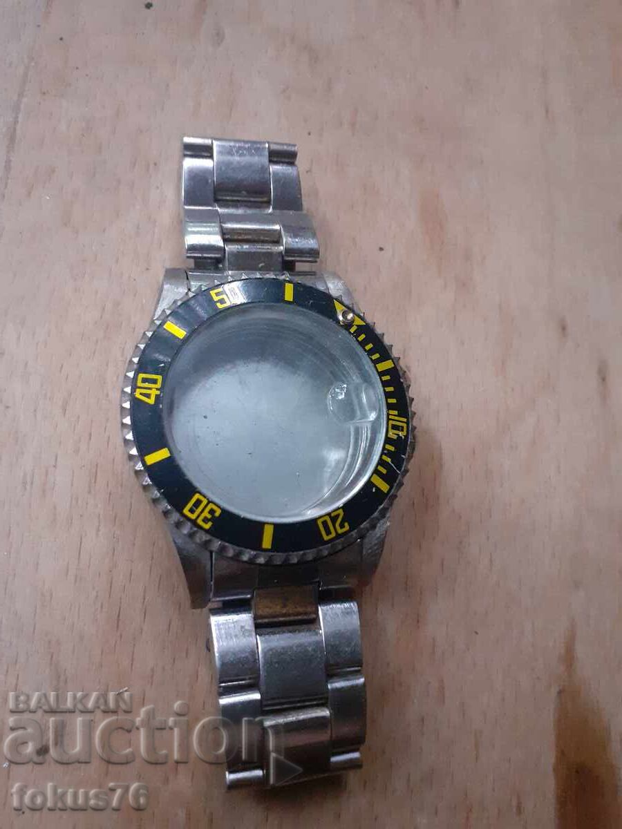 Θήκη και μπρασελέ ρολογιού Rolex από ατσάλι - κρύσταλλο ζαφείρι με τιμή 29.00 BGN | € 14.83