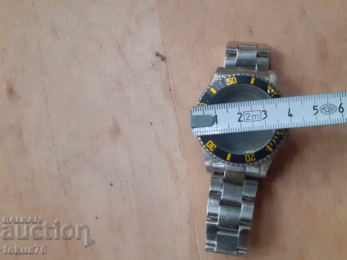 Θήκη και μπρασελέ ρολογιού Rolex από ατσάλι - κρύσταλλο ζαφείρι - 6