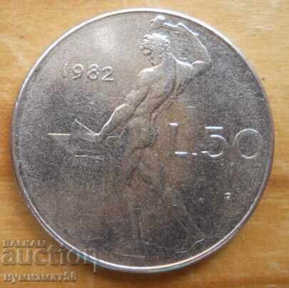 50 Lire 1982 - Italia 50 Lire 1982 - Italia