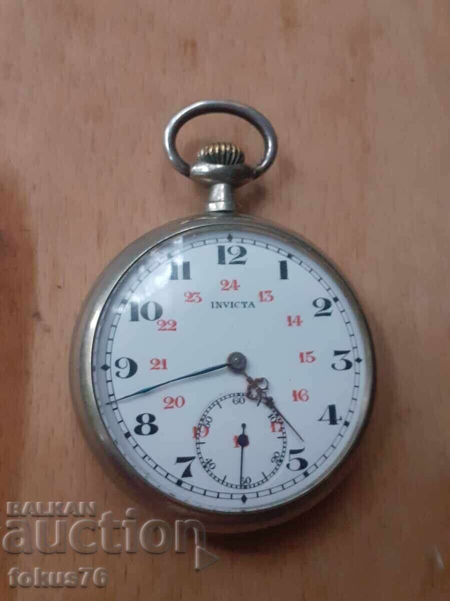 Auction Invicta - Old Swiss pocket watch Auction Invicta - Old Swiss pocket watch