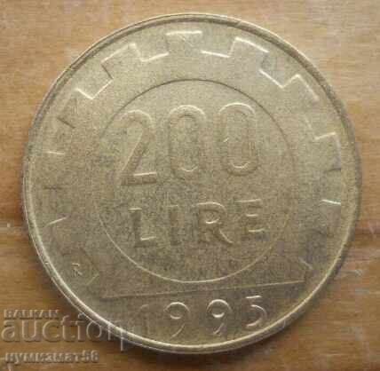 200 lire 1995 - Italy 200 lire 1995 - Italy