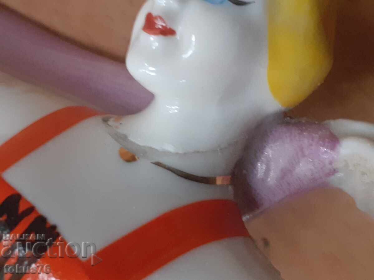 Soviet Porcelain Figurine Statue Inscription Mark - 7