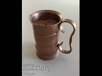 Sfeșnic din alamă / formă de cupă