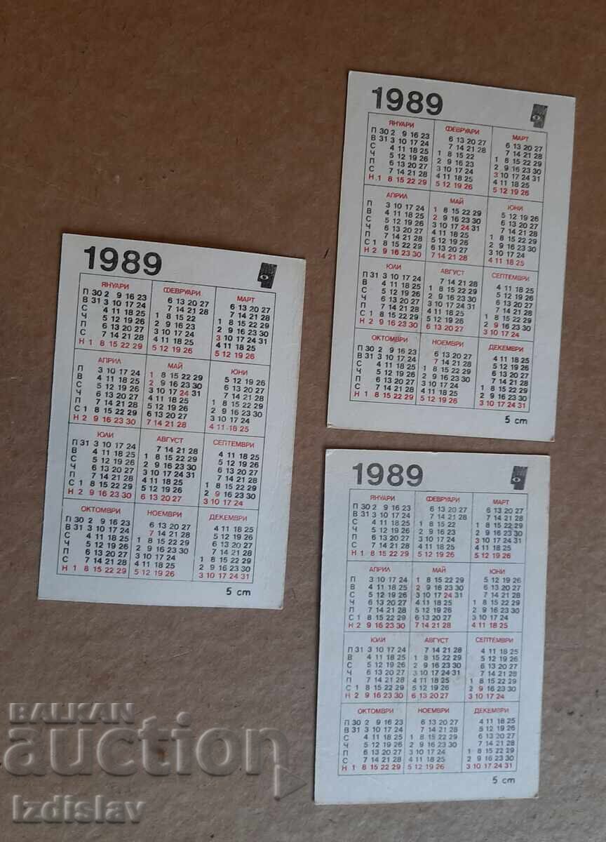 Delivery of 3 Pieces of Aviation Collector Calendars