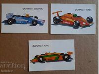 3 collectible Formula 1 calendars