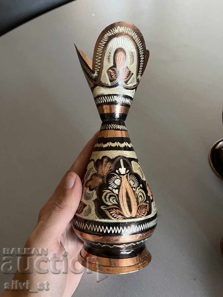 Доставка на Сет медна посуда Ерзинджанлилар, ръчно