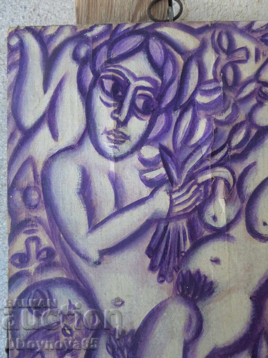 Ρόσεν Ράσεφ-Ρόσμπακα, γκράουντ, ελαιογραφίες, ξύλο με τιμή 750.00 BGN | € 383.47