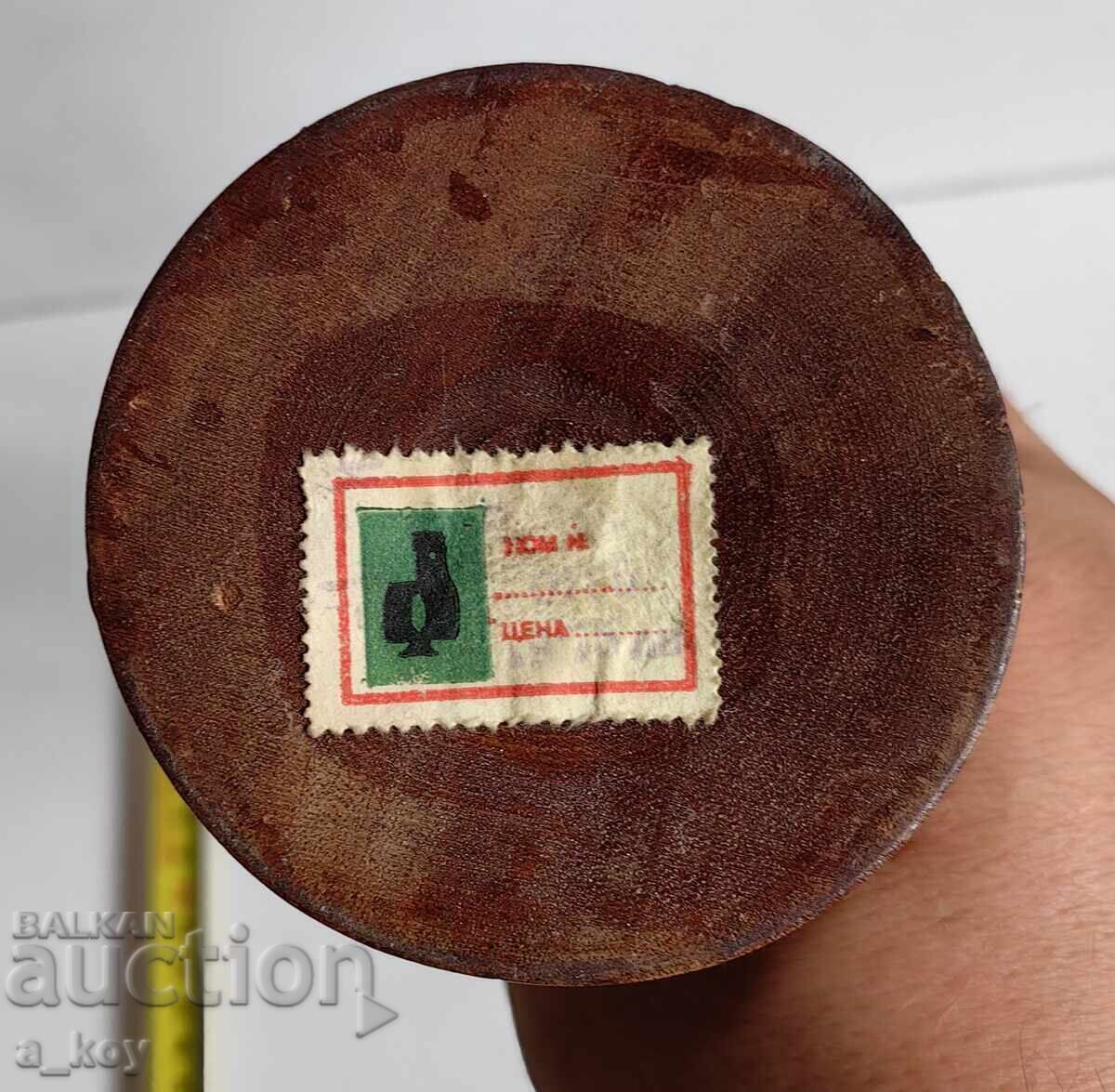 Delivery of Wooden Bowl with Label