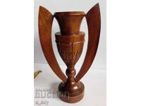 СОЦ ДЪРВЕНА КУПА С ЕТИКЕТ