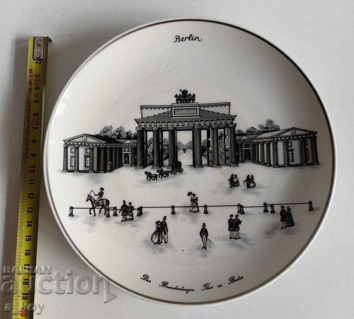 HEALTHY PORCELAIN PLATE FOR WALL BERLIN PORCELAIN