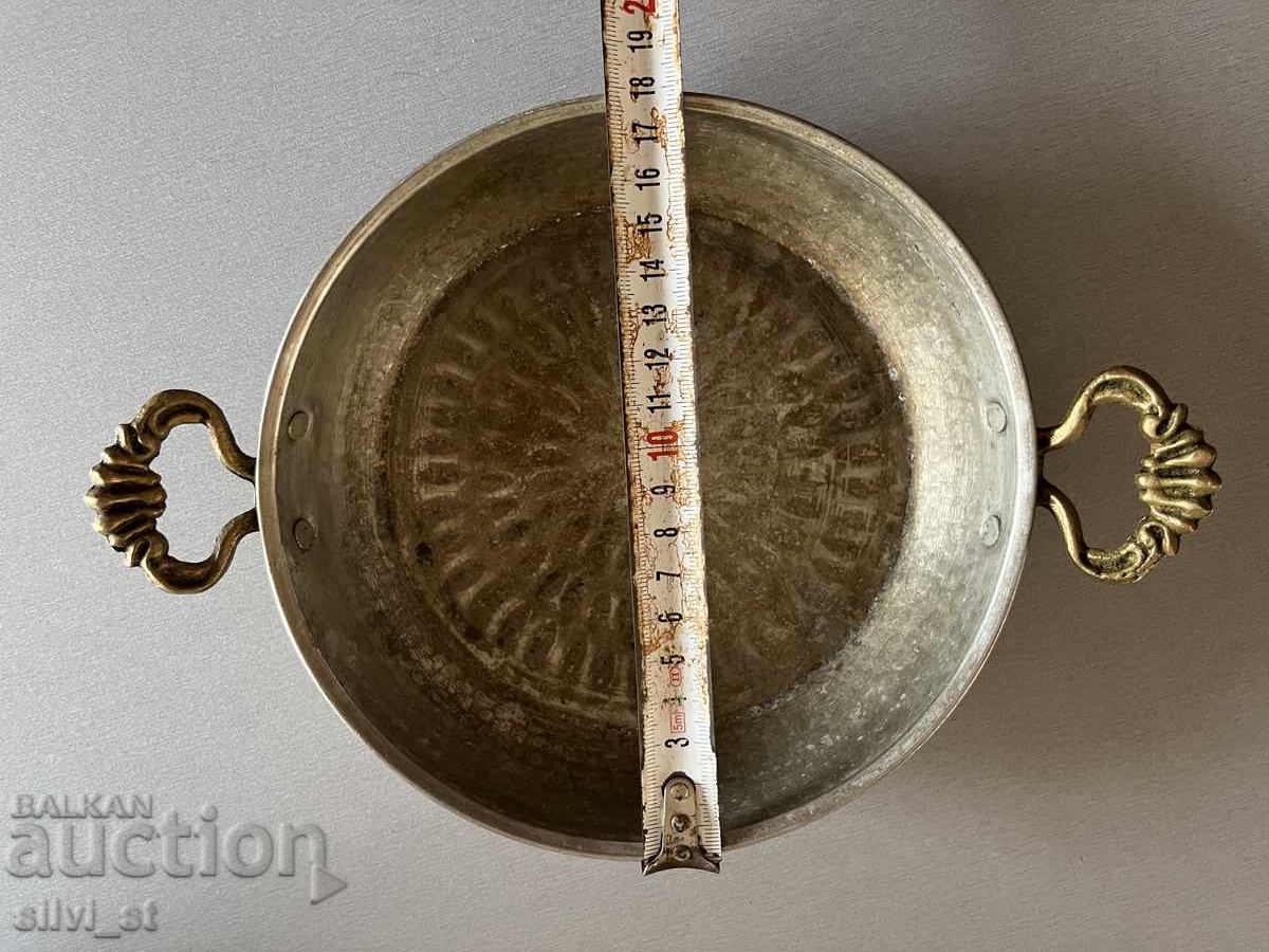 Honey pot with bronze handle / 4 Pieces - 5 Honey pot with bronze handle / 4 Pieces - 5