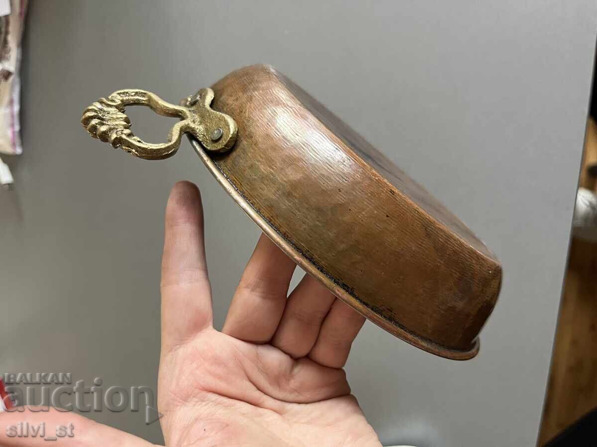 Honey pot with bronze handle / 4 Pieces - 6 Honey pot with bronze handle / 4 Pieces - 6