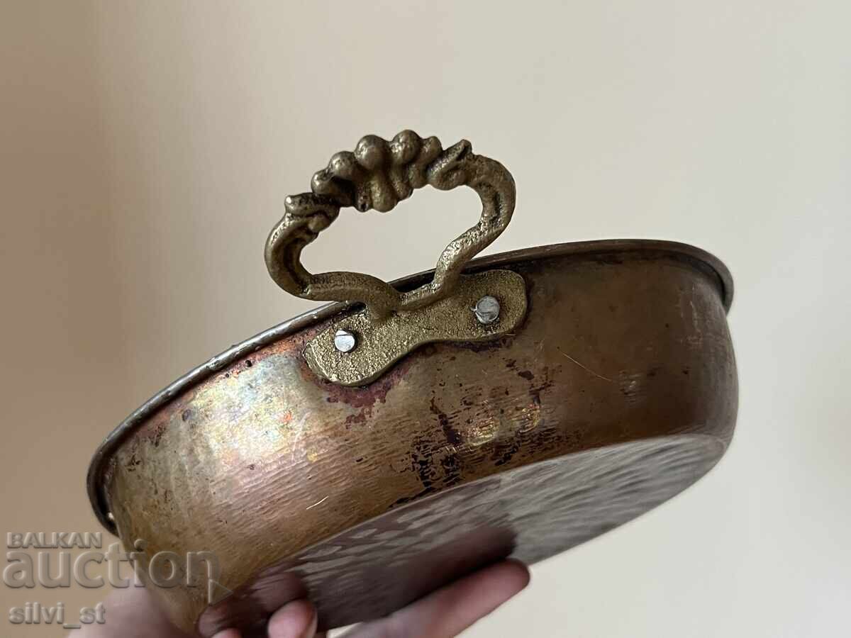 Honey pot with bronze handle / 4 Pieces - 7 Honey pot with bronze handle / 4 Pieces - 7