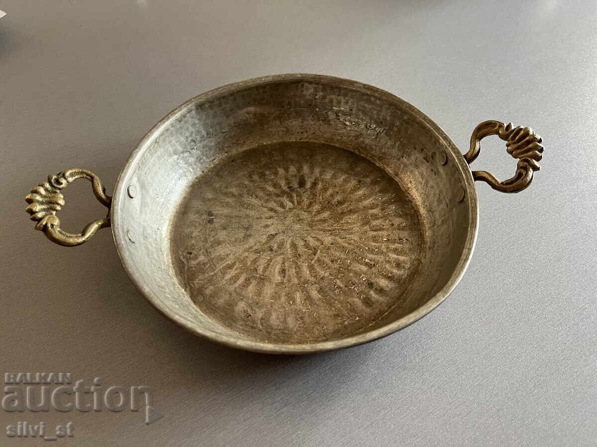 Honey pot with bronze handle / 4 Pieces Honey pot with bronze handle / 4 Pieces