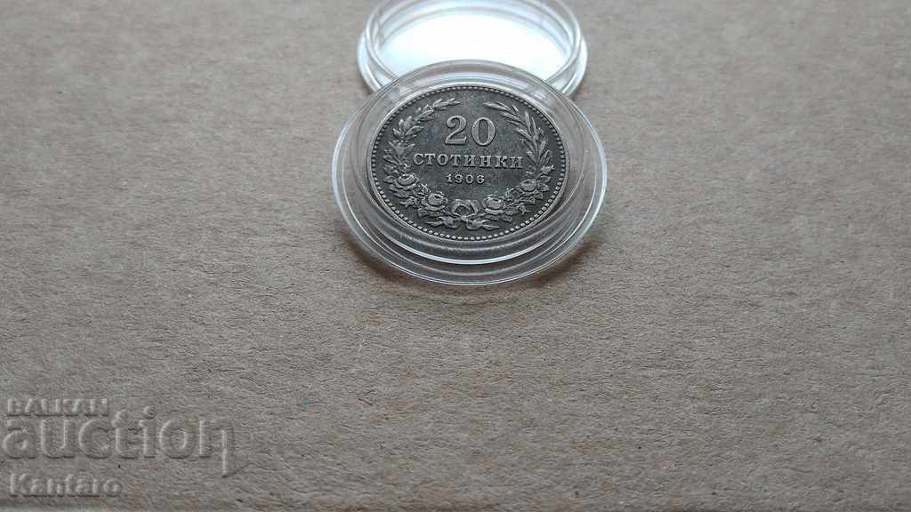 Coin - BULGARIA - 20 cents - 1906 with price 30.00 BGN | € 15.34 Coin - BULGARIA - 20 cents - 1906 with price 30.00 BGN | € 15.34